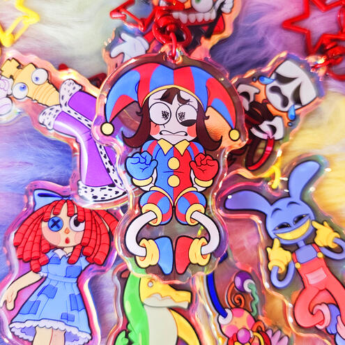 Rainbow Acrylic Charms